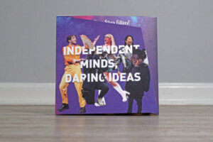 Emerson College Die Cut Mailer